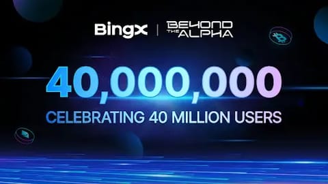 BingX feiert das Erreichen von 40 Millionen Nutzern im Jahr 2025 mit der Kampagne „Beyond the Alpha“