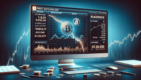 US ETFs Experience Record-Breaking Outflows As Bitcoin ETF From BlackRock Reports First Sell-Off Day